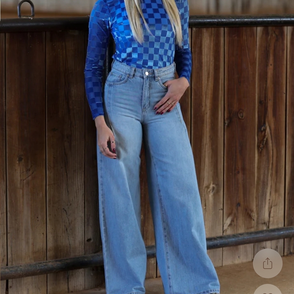 Ava Wide Leg High-Waisted Women's Jeans